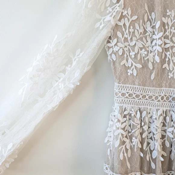 NWT Ivy City Co Sicily Dress Champagne Lining Size Medium - Picture 6 of 15